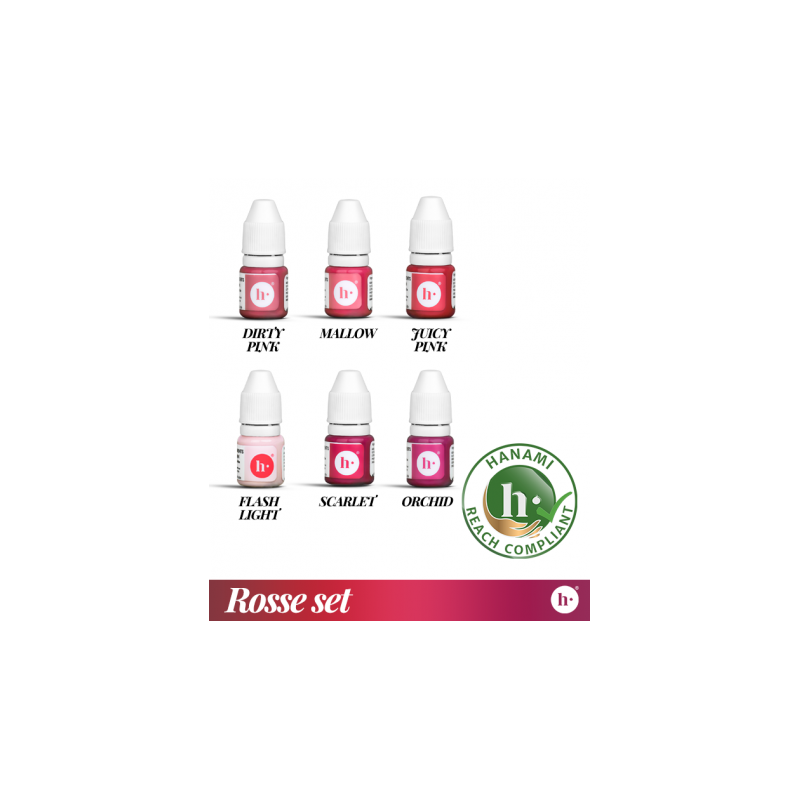 ROSSE LIPS LINE SET HANAMI 6 x 3 ml