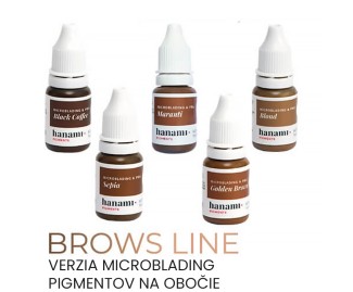 Microblading brows line